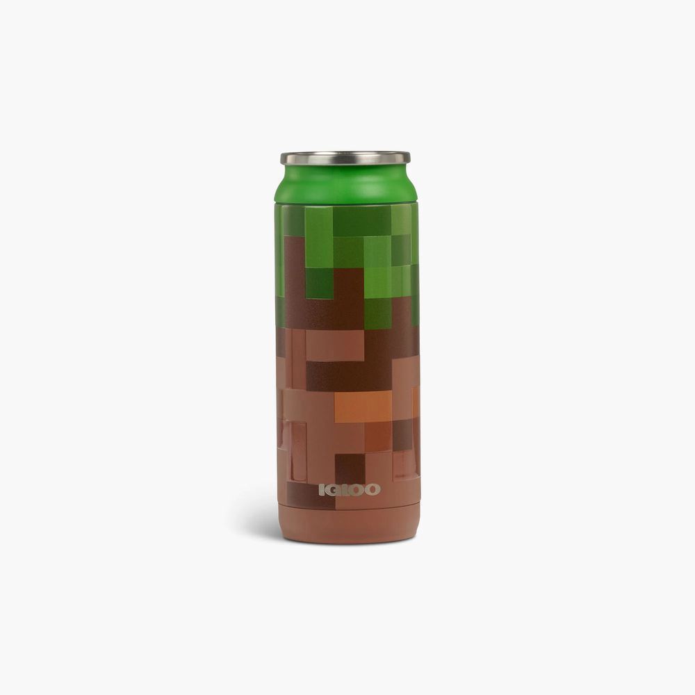 Minecraft Grass Block 16 Oz Can