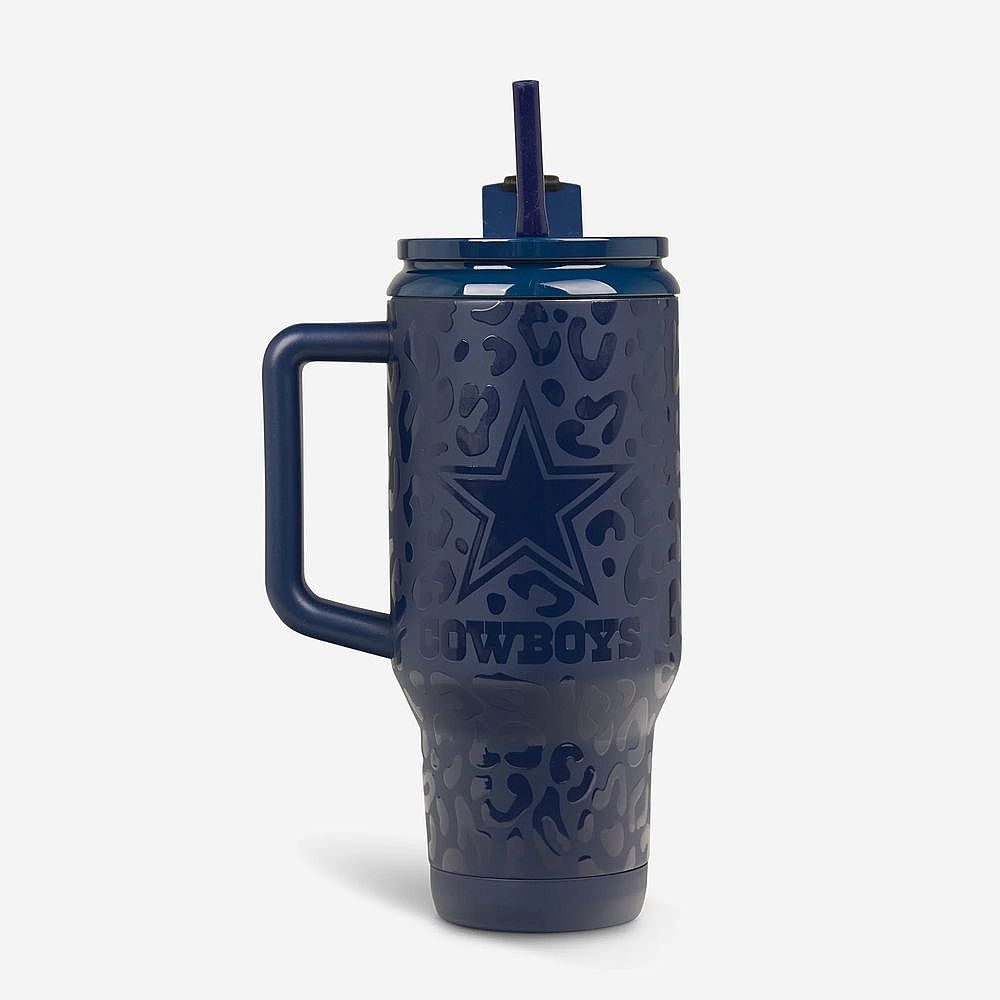 NFL 32 Oz Leopard Flip ‘n’ Sip Travel Mug